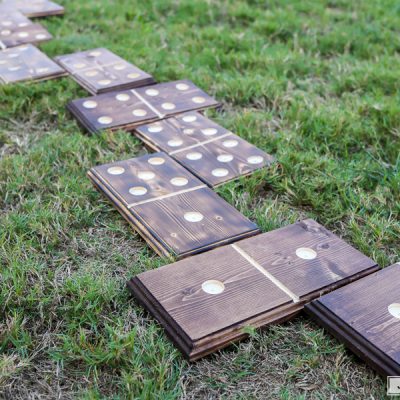 DIY Lawn Dominoes