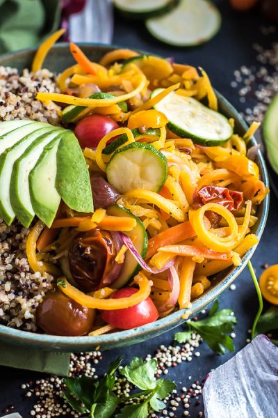 Easy Veggie Quinoa Bowl