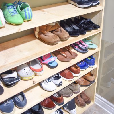 Super-Sized Shoe Rack