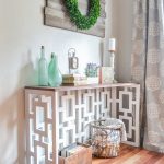 How to build a DIY console table with a stunning fretwork panel - plans by Jen Woodhouse