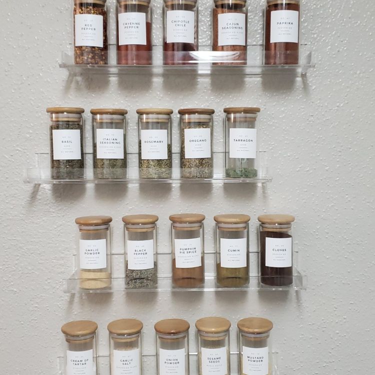 Spice Jar Organization