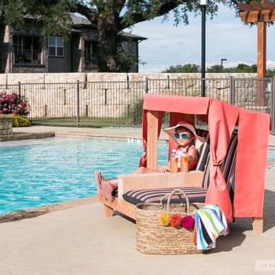 Kids Outdoor Double Lounge Chair