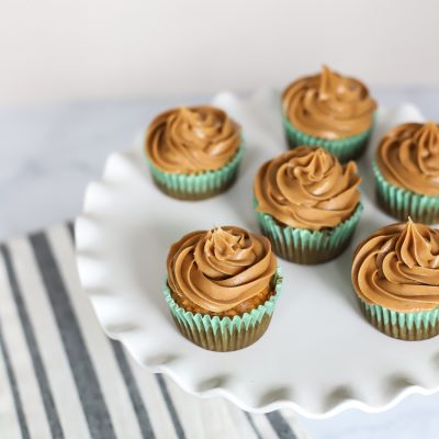 Peanut Butter Banana Pupcakes (Dog Cupcakes)