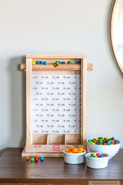 How to make a DIY plinko game that's a fun candy dispenser