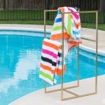 How to make a DIY Metal Poolside Towel Rack