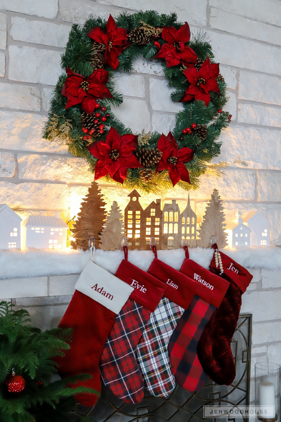 How to make a DIY Christmas stocking holder box
