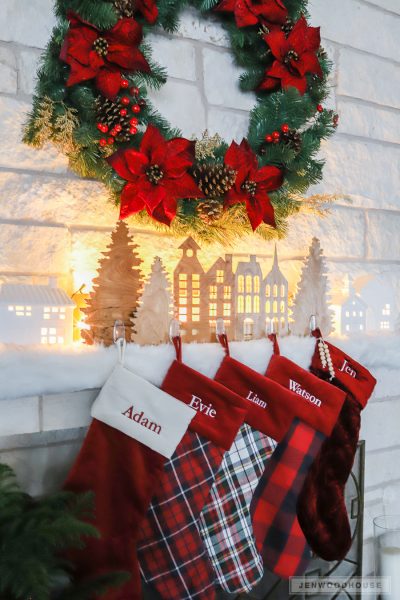 How to make a DIY Christmas stocking holder box